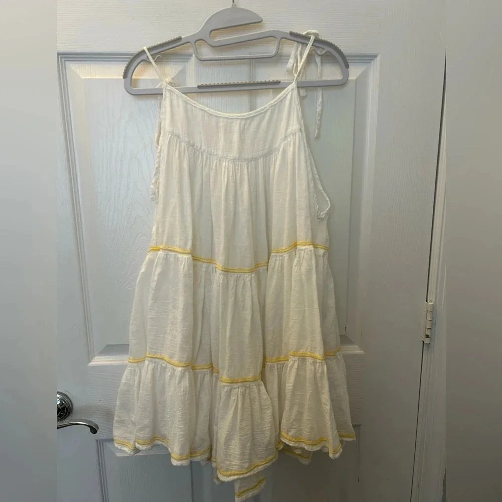 HONORINE PERI DRESS IN white - Picture 3 of 6